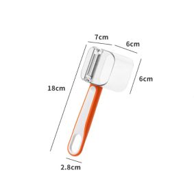 Household Kitchen Small Stainless Steel Single Head Peeler (Option: Peeler XP 01 Orange)